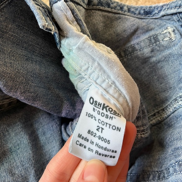 OshKosh B’gosh Girls Blue Overalls - Picture 2 of 2